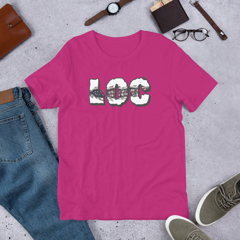 LOC Flag Tear v2 - Short-Sleeve Unisex T-Shirt