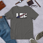 LOC Flag Tear v1 - Short-Sleeve Unisex T-Shirt