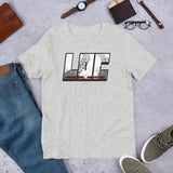 LOC Crawl Rated Tire Track Logo - Short-Sleeve Unisex T-Shirt