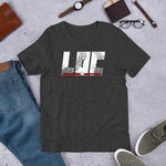 LOC Crawl Rated Tire Track Logo - Short-Sleeve Unisex T-Shirt
