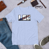 LOC Flag Tear v1 - Short-Sleeve Unisex T-Shirt