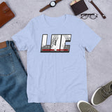 LOC Crawl Rated Tire Track Logo - Short-Sleeve Unisex T-Shirt