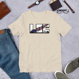 LOC Flag Tear v1 - Short-Sleeve Unisex T-Shirt