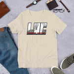 LOC Crawl Rated Tire Track Logo - Short-Sleeve Unisex T-Shirt