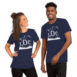 LOC Mountains and Jeeps - Short-Sleeve Unisex T-Shirt