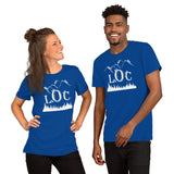LOC Mountains and Jeeps - Short-Sleeve Unisex T-Shirt