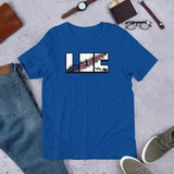 LOC Flag Tear v1 - Short-Sleeve Unisex T-Shirt